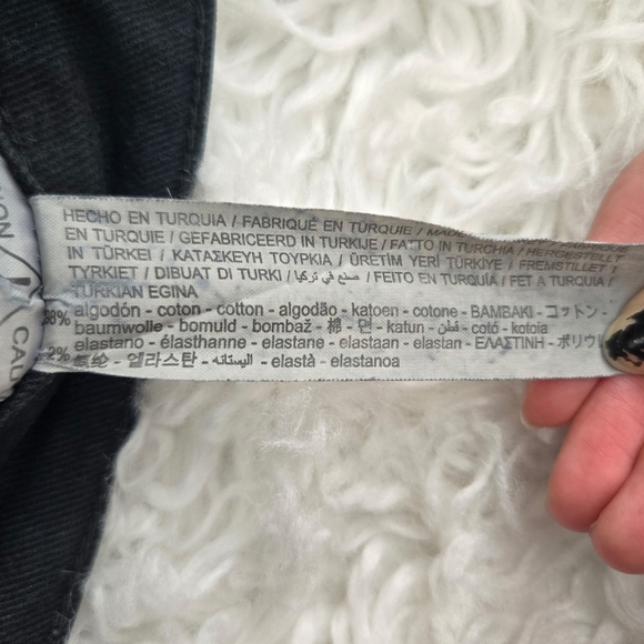 Stradivarius Black High Waist Slit flared jeans size US 4. - Picture 7 of 9